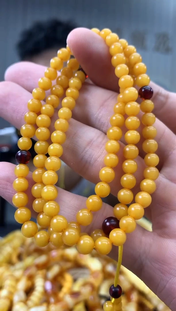 未镶嵌蜜蜡裸石链子多样性发其一