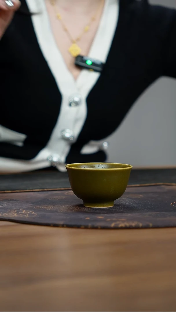 宁封柴窑茶叶末单杯