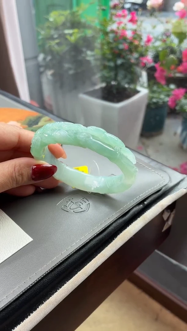 未镶嵌手镯翡翠3  翡翠手镯 59