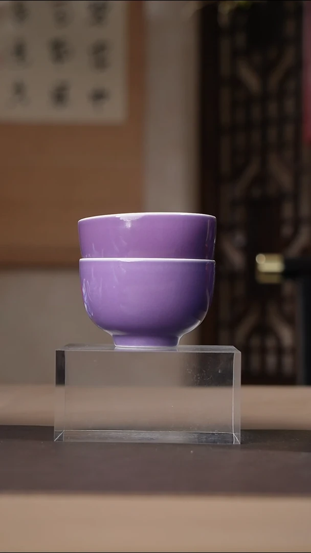 其他鹤云景德镇手工陶瓷颜色釉主人杯