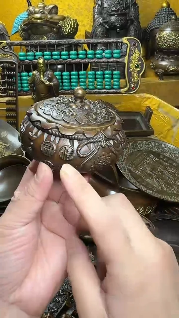 铜器摆件收收藏藏