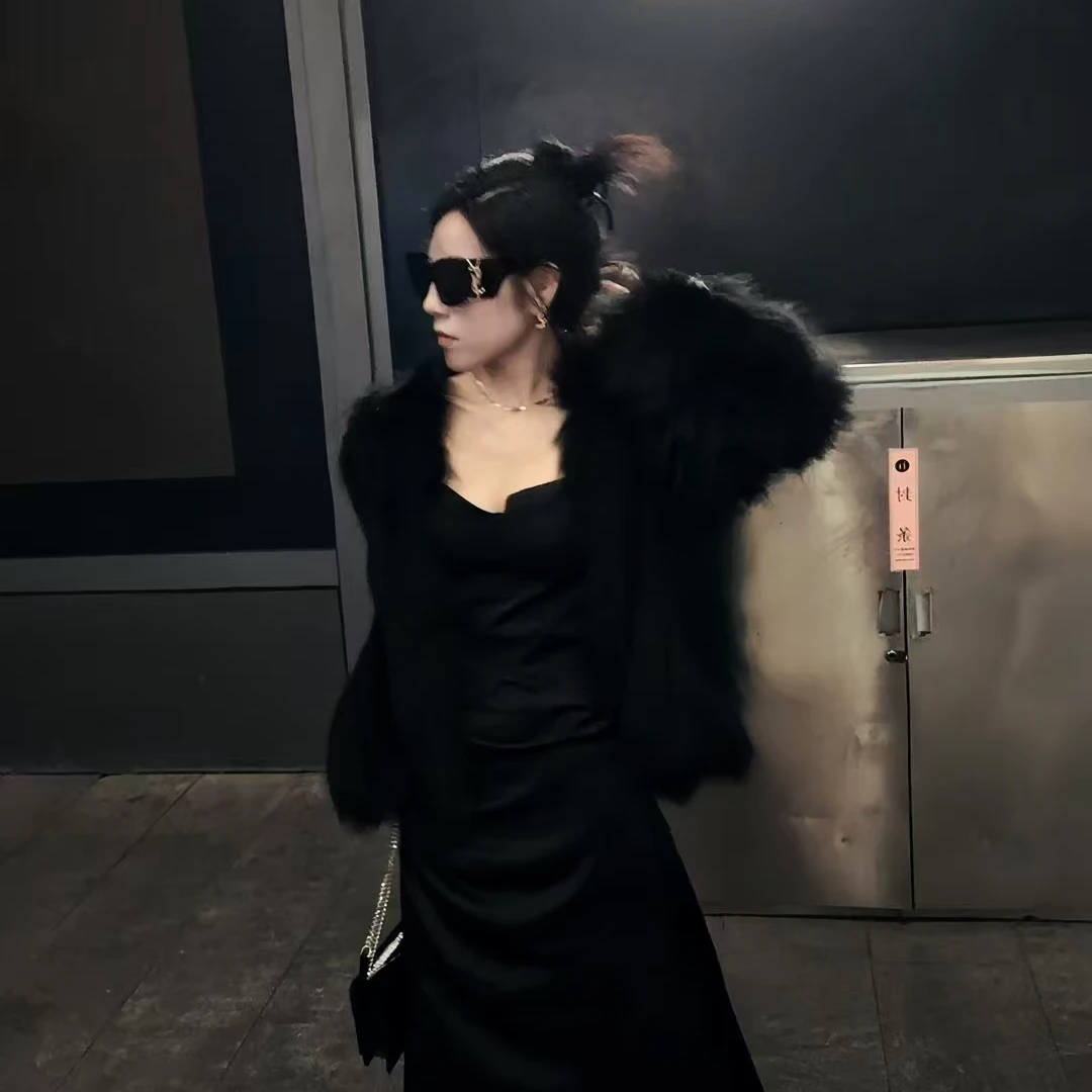 诺嘉缇冬季毛毛外套孤品