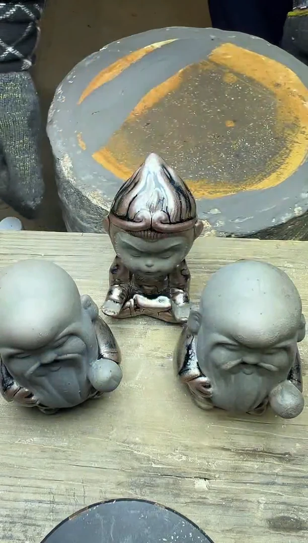 茶盏我****s朱秋敏龙窑开窑现场福利