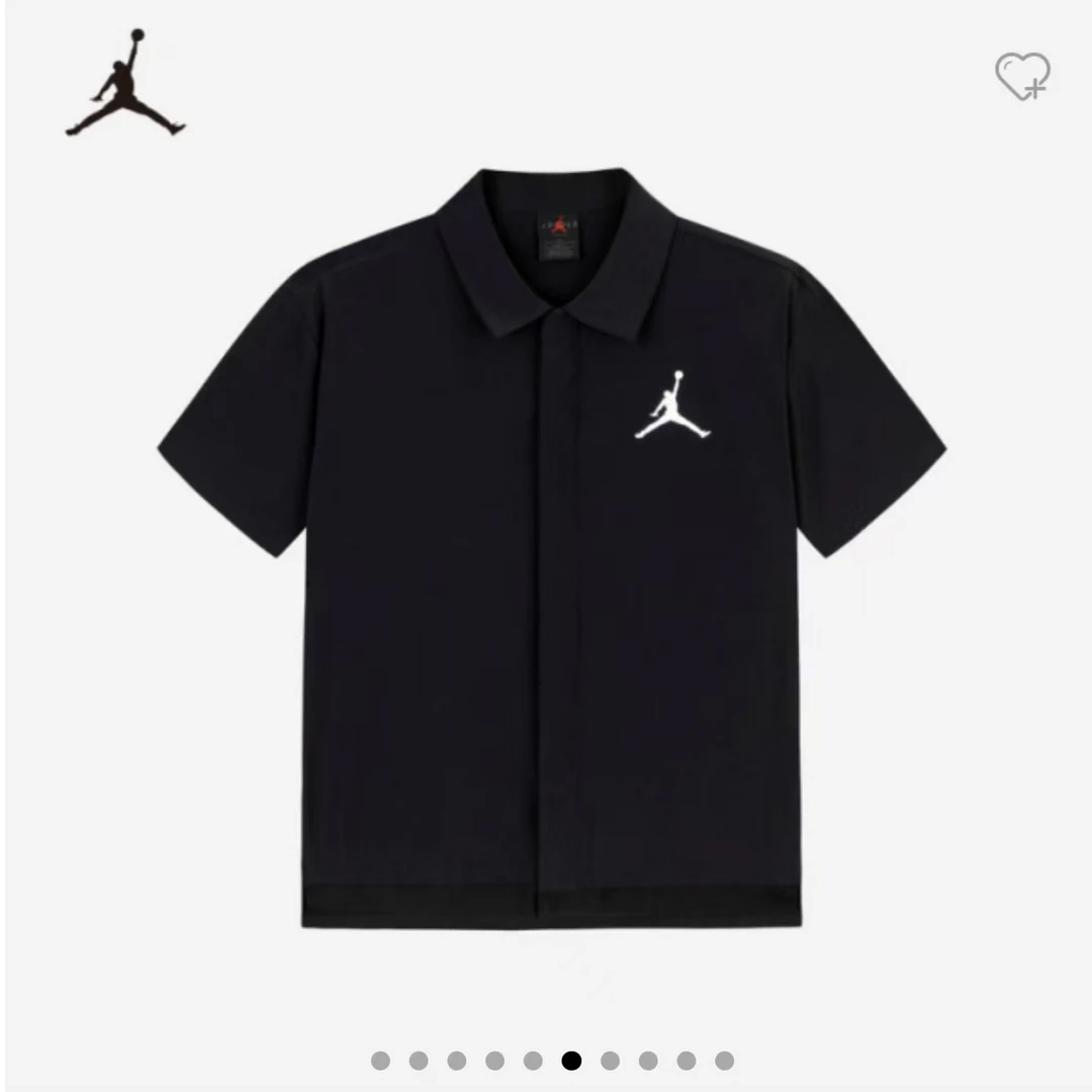 AIR JORDAN夏季休闲运动男童短袖时尚运动儿童衬衫D327