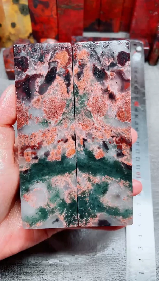 玉桂林鸡血玉素章对章33