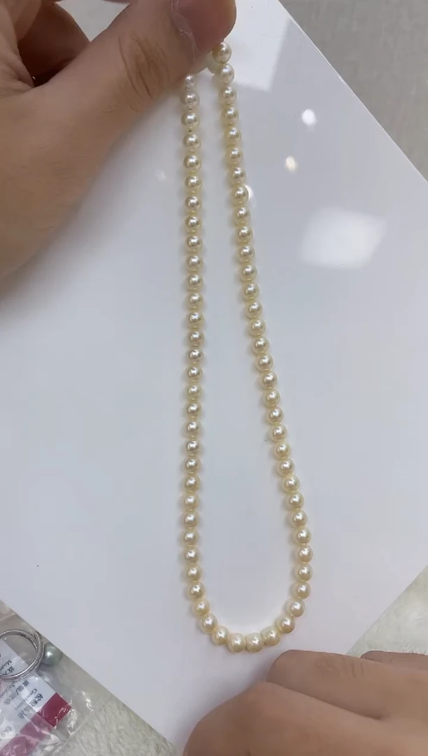 海水珍珠银S925镶嵌颈饰