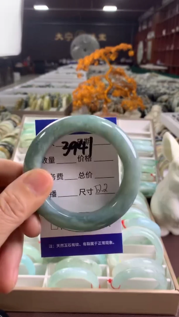 蛇纹石玉未镶嵌手镯3941