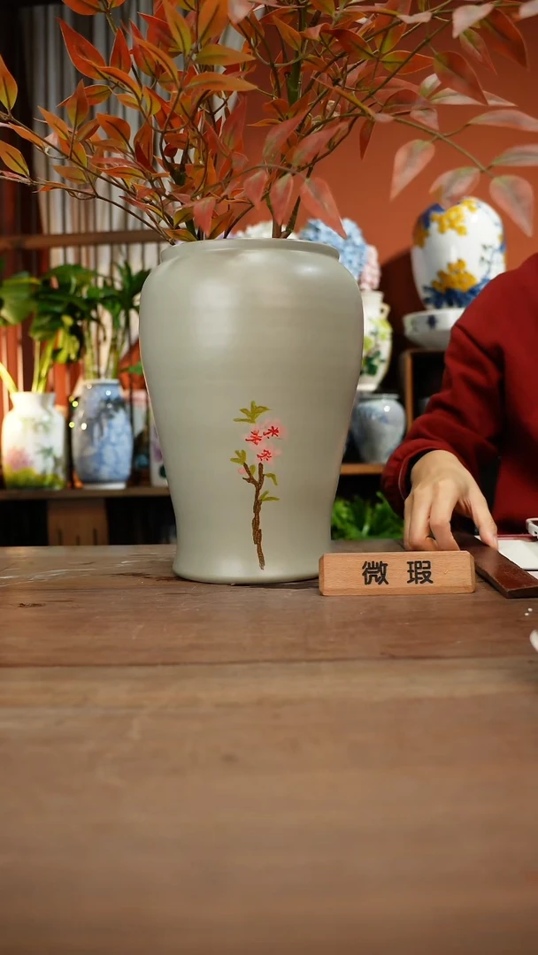 当代高温釉下彩手绘陶瓷餐具