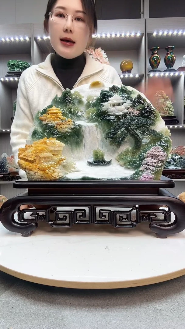 石材天然石材高端家居摆件