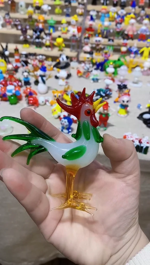 【闪购商品】琉璃手工艺品大公鸡