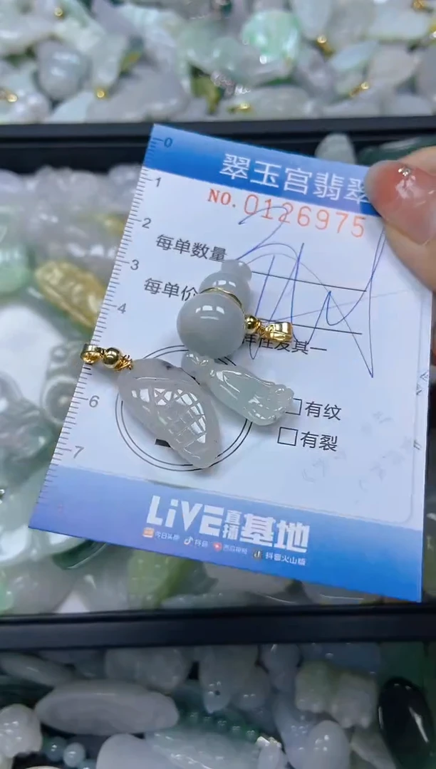 翡翠未镶嵌颈饰闪购0126975
