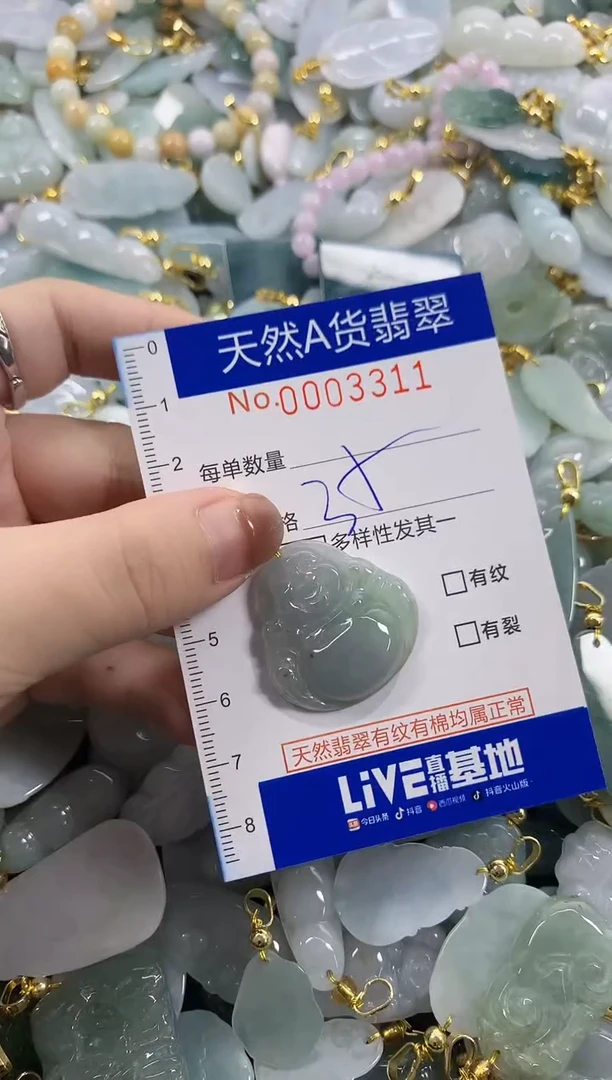 颈饰未镶嵌翡翠天然A货翡翠