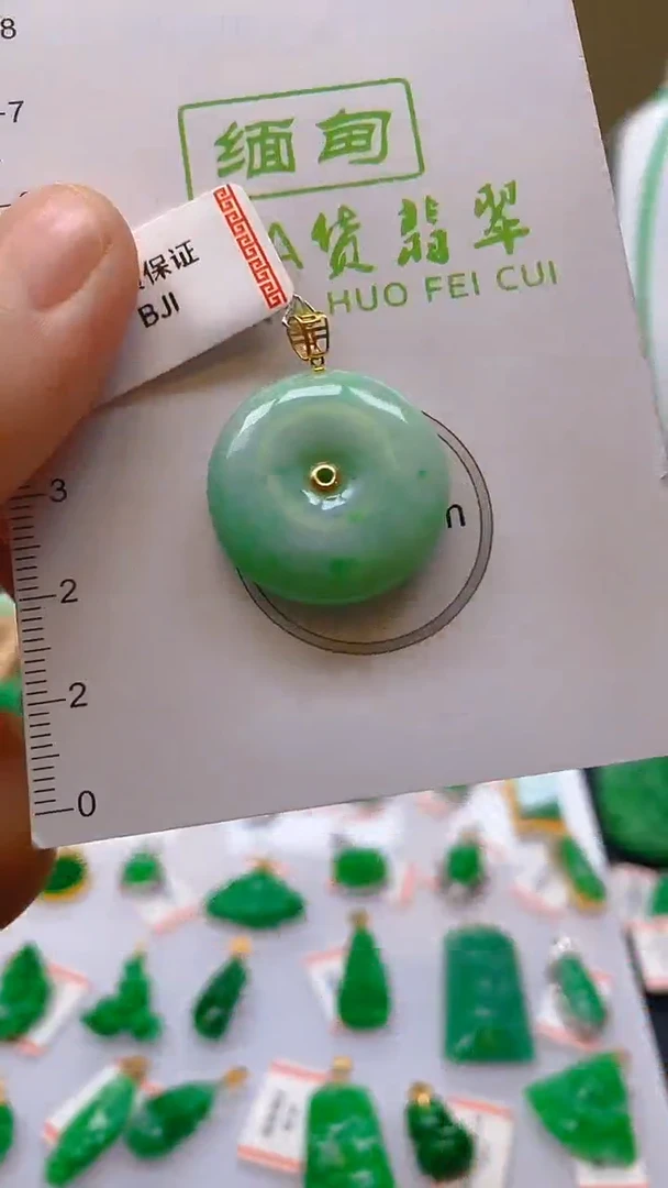 【闪购商品】翡翠颈饰18K金镶嵌新号开播，全场乱卖
