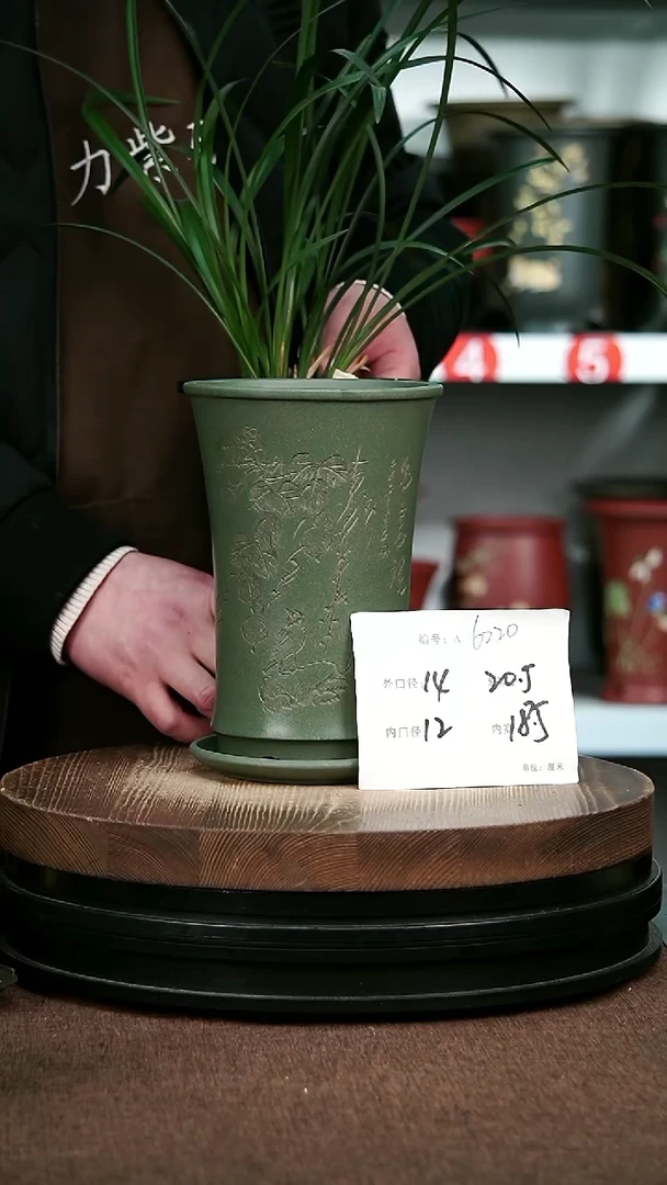 紫砂花盆花卉园艺6220+Z