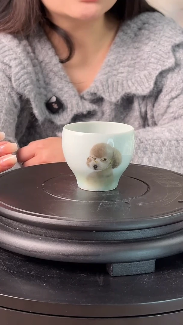 杯子陶瓷谭龙操《狗》陶瓷单杯