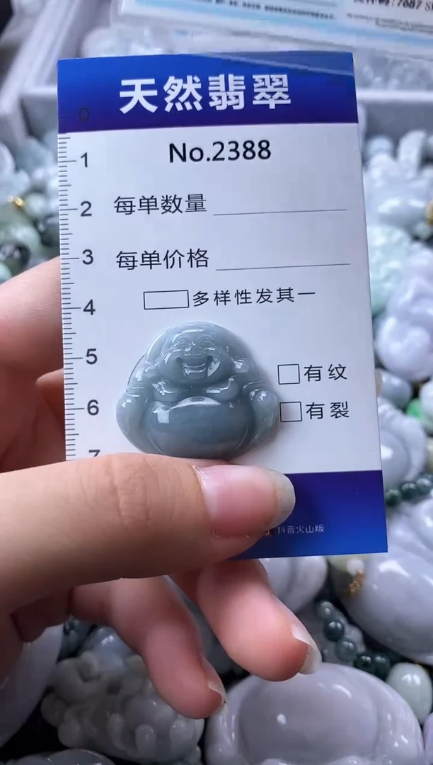 翡翠未镶嵌颈饰缅甸A货翡翠2388