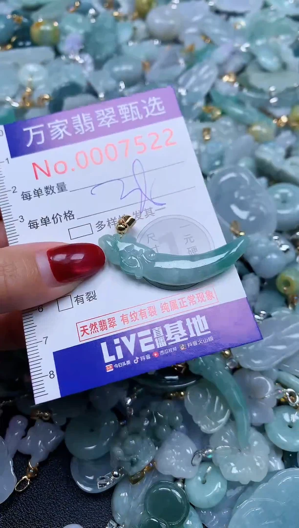 颈饰未镶嵌翡翠7522