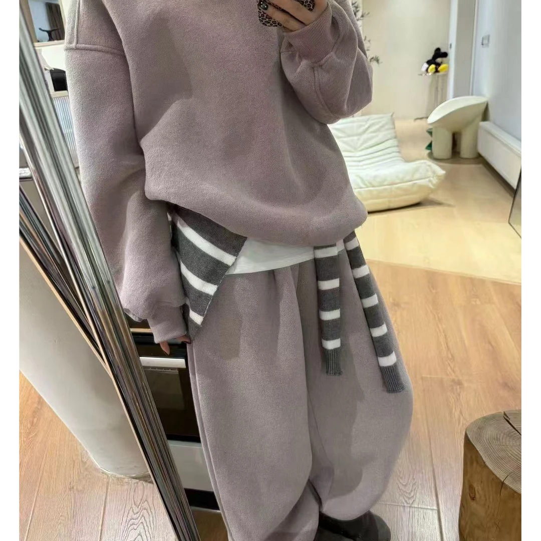 【宝儿姐优选】慵懒风加厚卫衣➕裤子套装