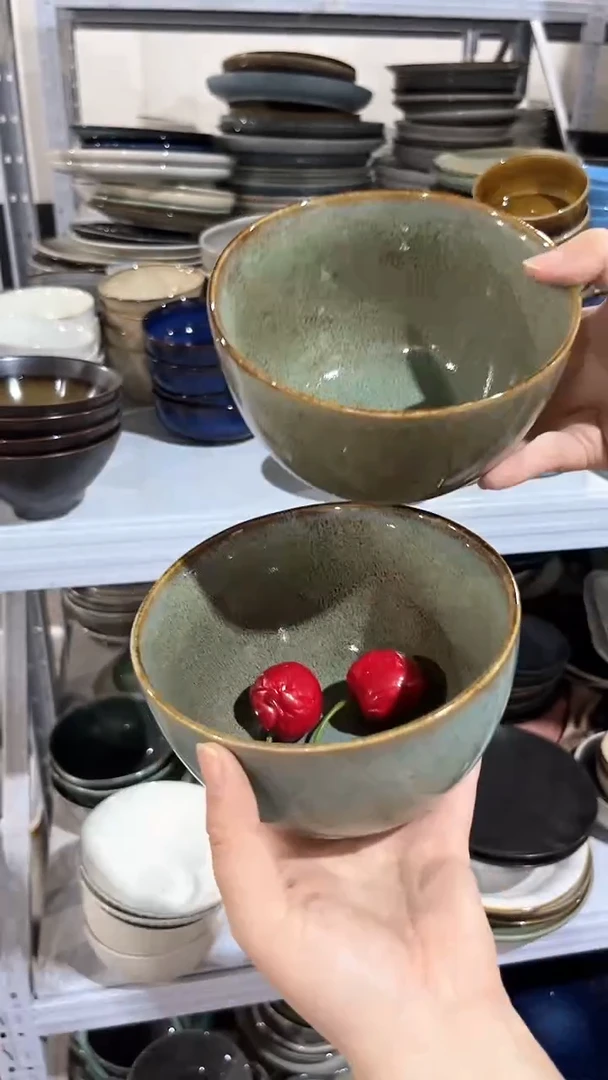 【闪购商品】瓷片外贸尾货瑕疵满20包邮X2 新品大号饭碗