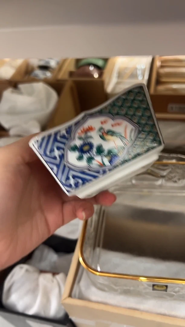 5只龙峰方碗