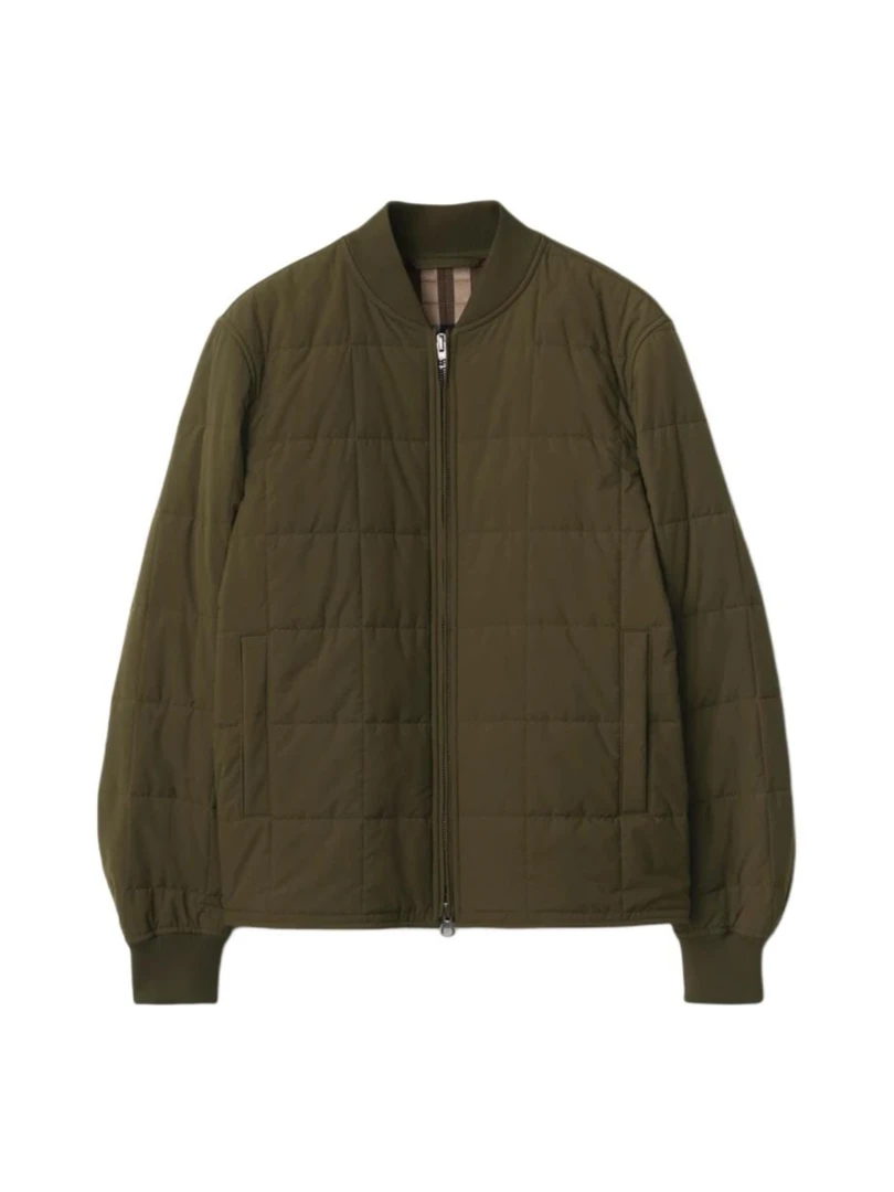 未使用 BURBERRY/博柏利 男士菱格棉服夹克外套经典格纹内里设计