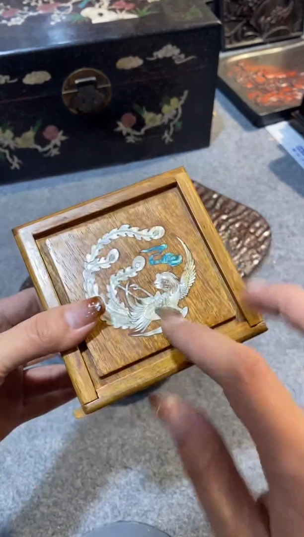 木紫檀拆件雕刻板以直播间实物为准微瑕老物件