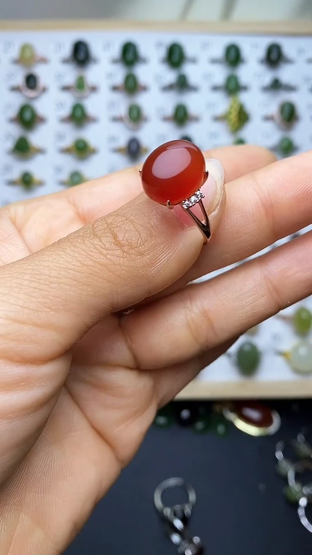 【闪购商品】南红玛瑙戒指未镶嵌1