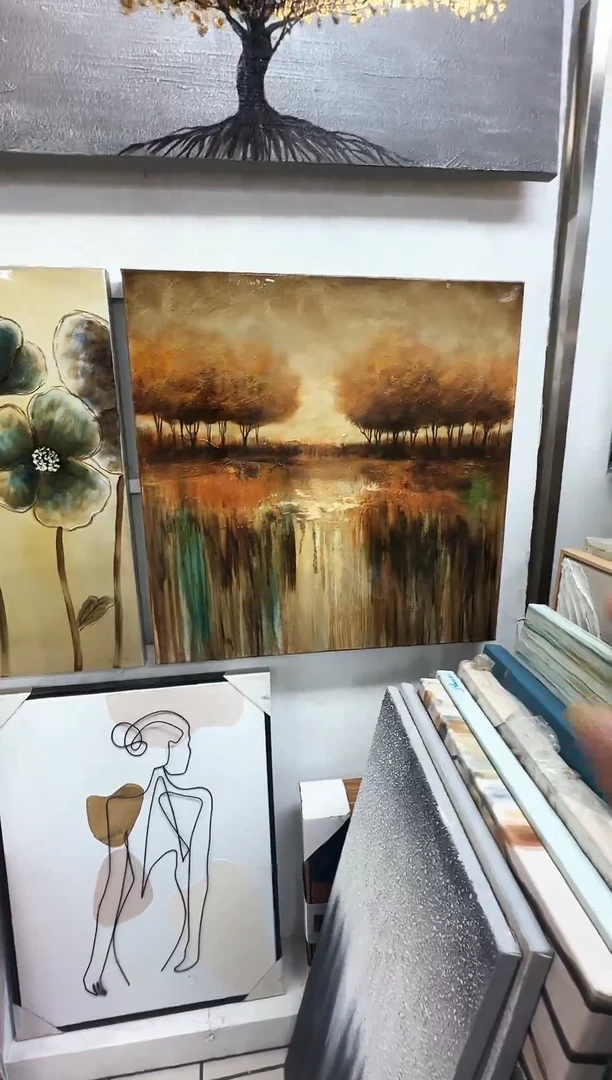 168现代装饰画油画75cm*75cm