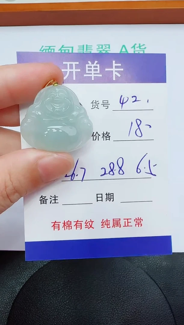 吊坠(赠链)未镶嵌翡翠42