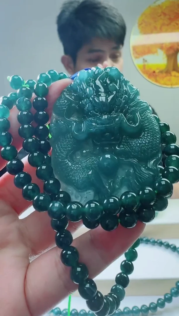 颈饰未镶嵌翡翠天然A货翡翠  多样性随机发其一