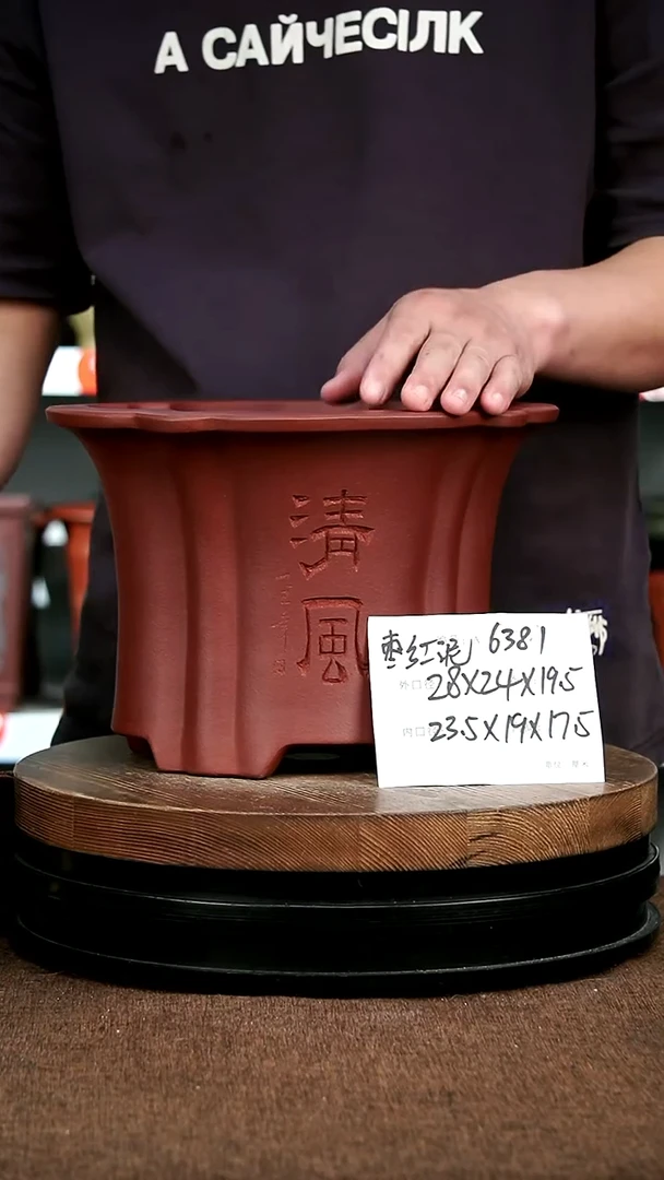 紫砂花盆花卉园艺6381
