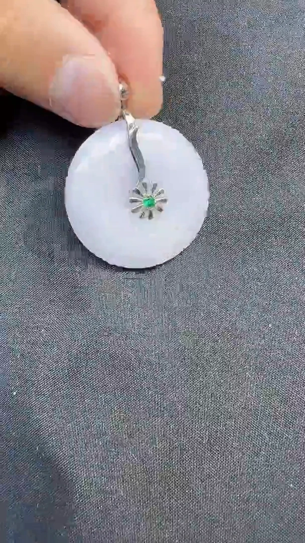 【闪购商品】定制翡翠未镶嵌平安扣1