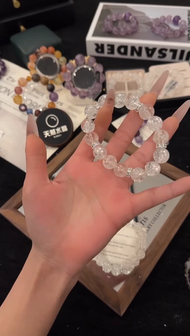 合金手链水晶白阿赛x2201