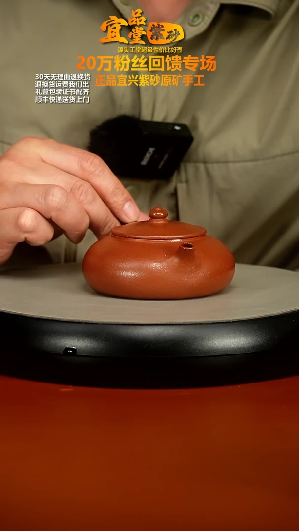 紫砂茶壶李传荣绝红降坡扁寒江150CC