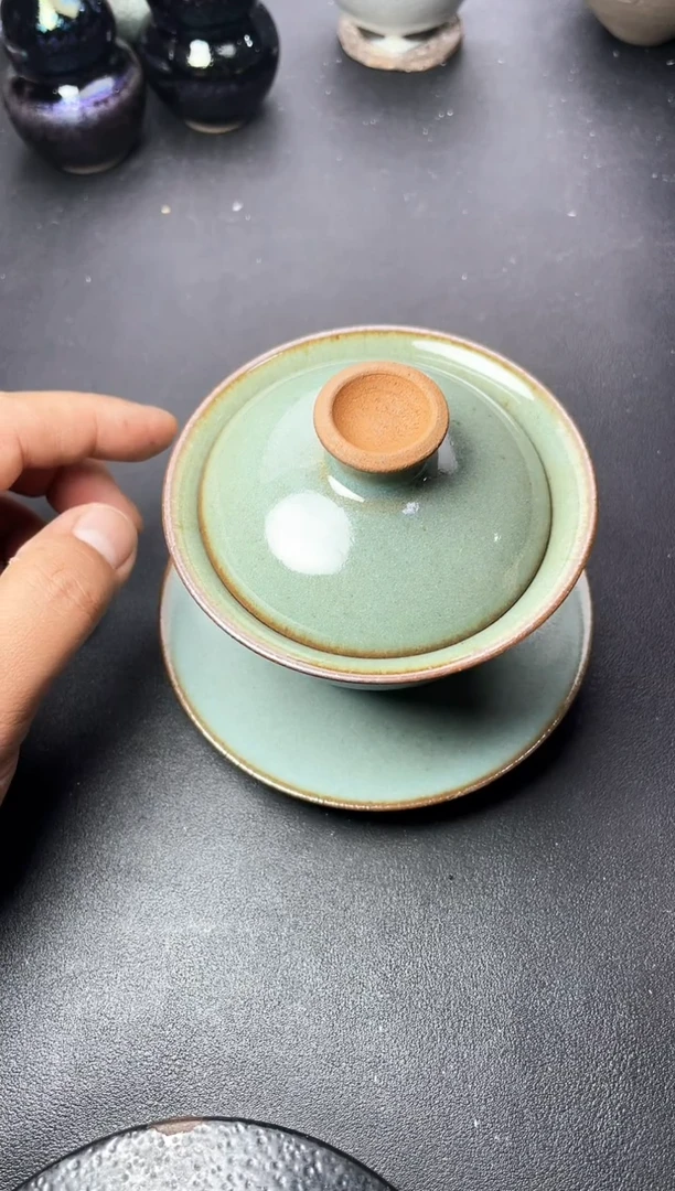 茶盏607  叶紫建盏叶紫建盏
