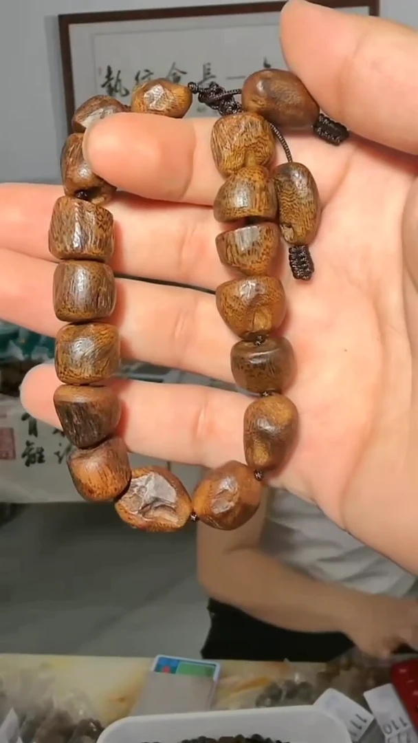 沉香手串42号沉水瘤疤20g多样性发一