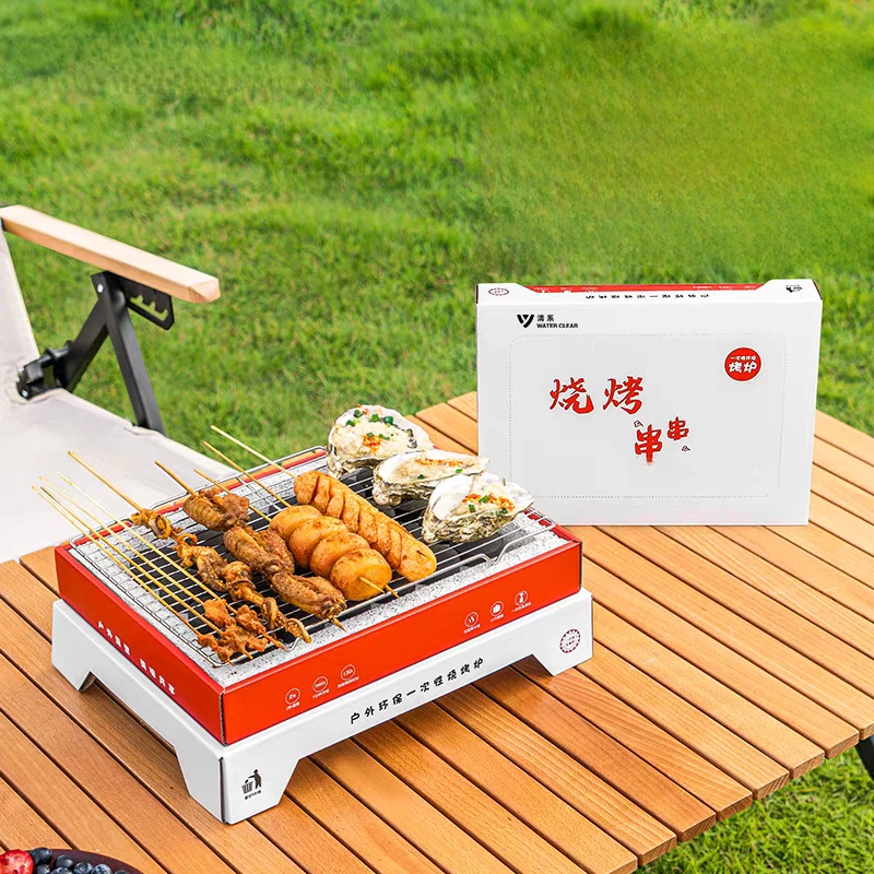 户外一次性烧烤炉家用烧烤露营免洗