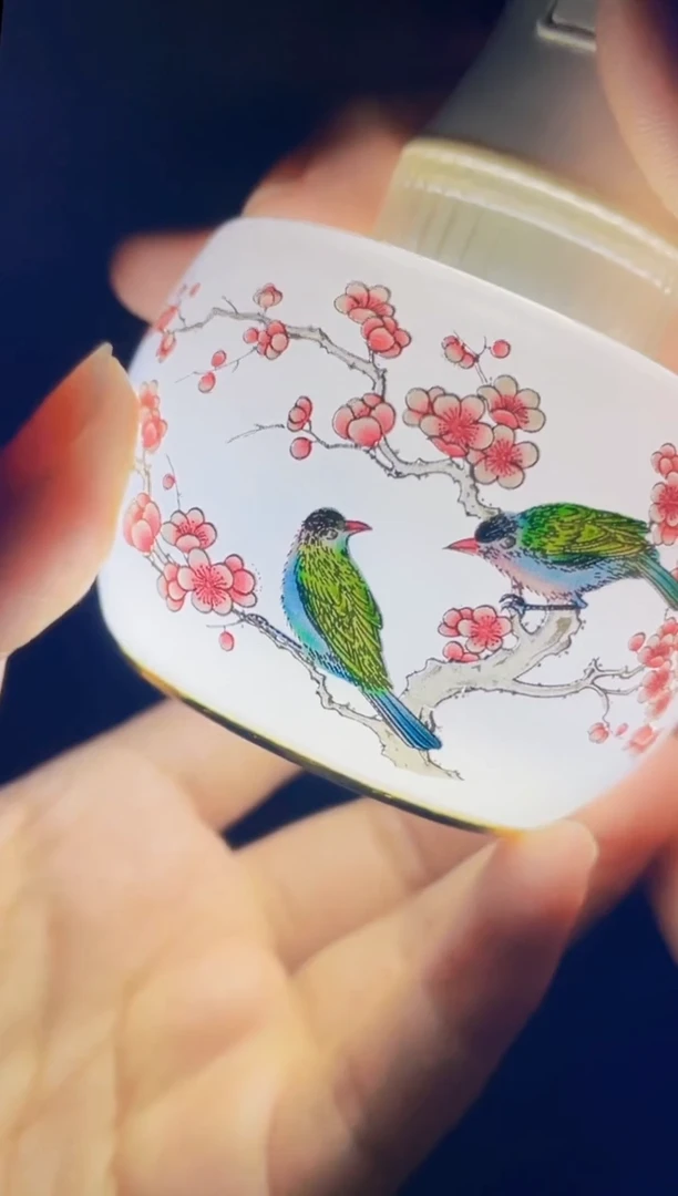 茶盏琉璃喜上眉梢主人杯