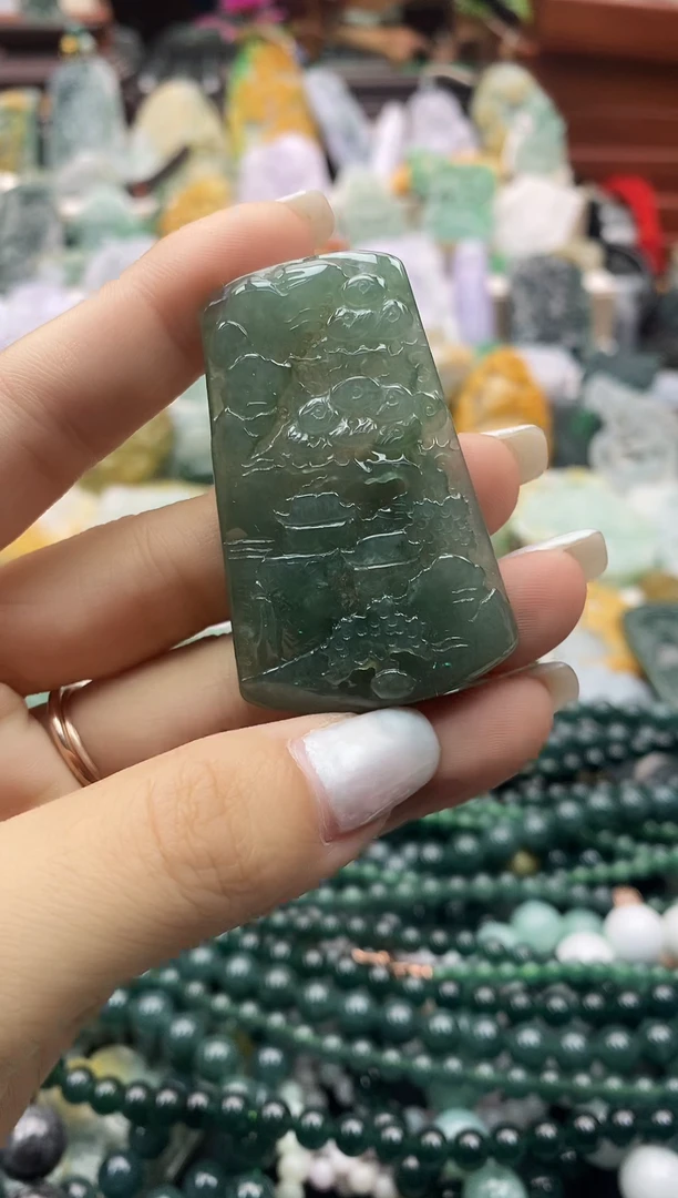 未镶嵌挂件翡翠046