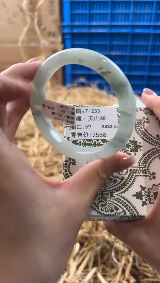 未镶嵌手镯石英质玉T-233