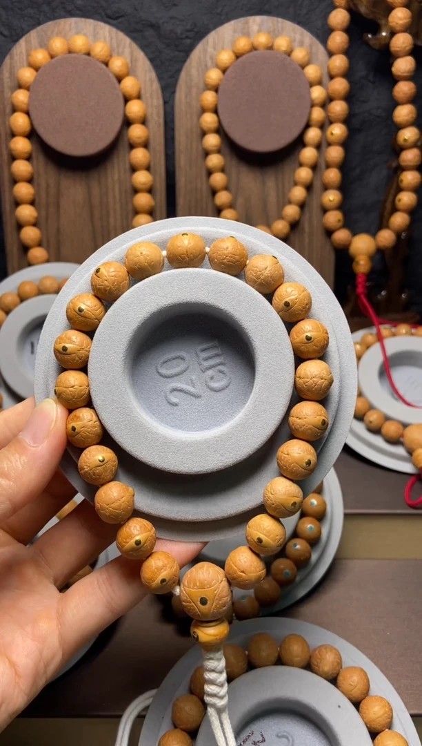 手串凤眼菩提12铜钉