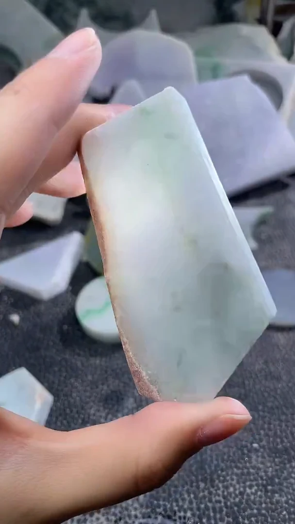 裸石翡翠天然A货翡翠板料