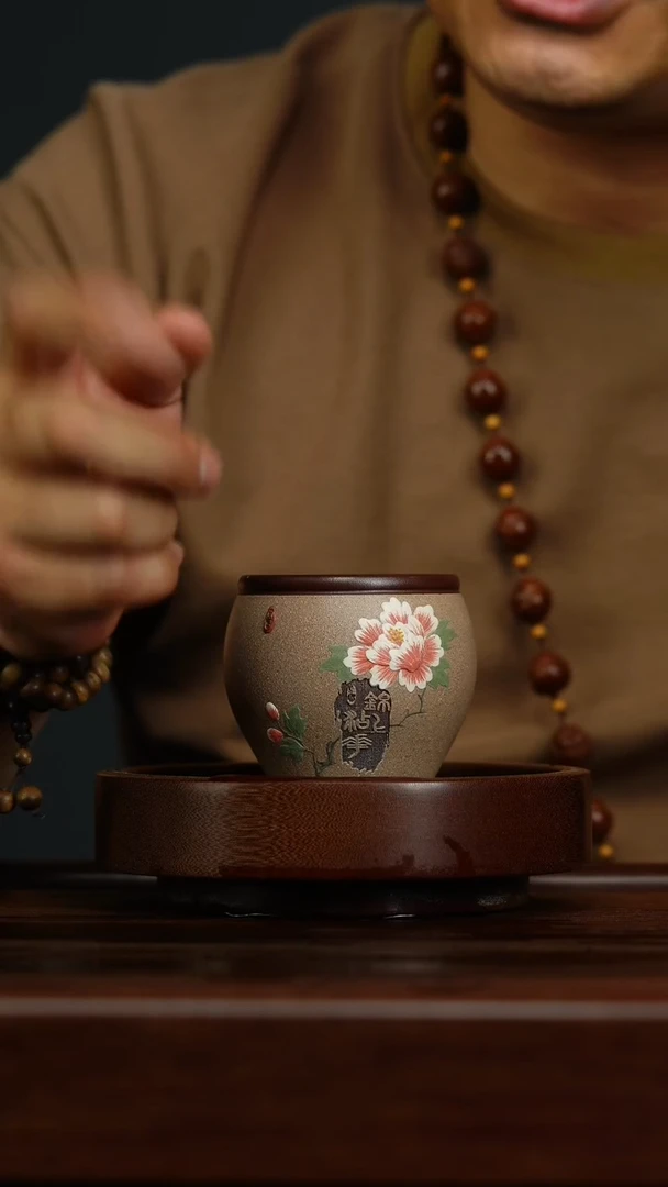 茶壶紫砂Y5杯子{95石红}