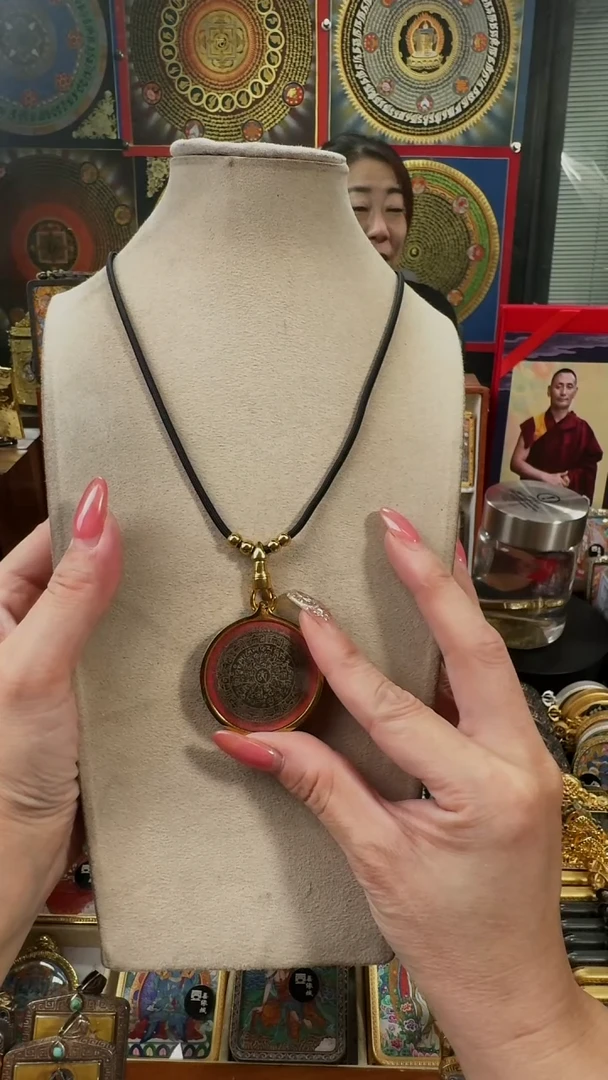 吊坠?****呀壹善缘城手绘唐卡六字