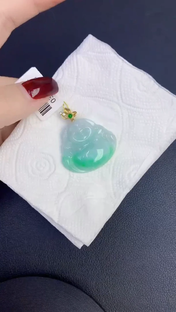 颈饰未镶嵌翡翠缅甸天然翡翠A货