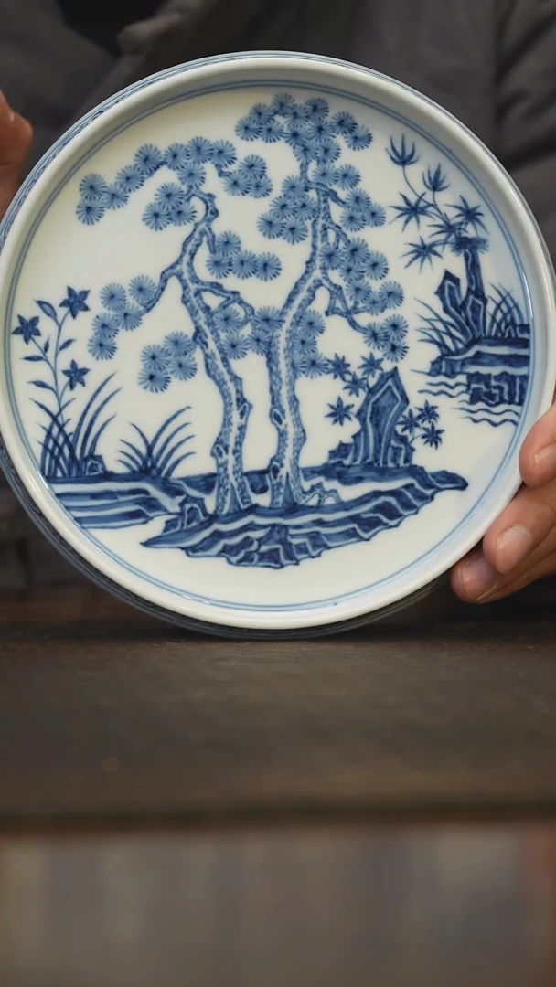 瓷片柴窑青花破价福利