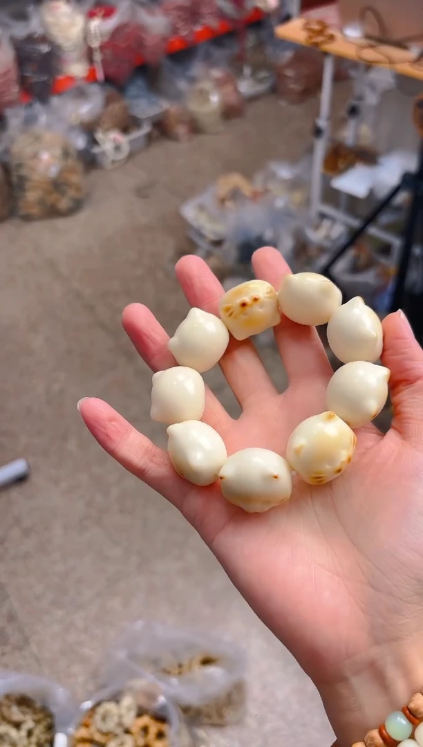 吊坠菩提根/象牙果猫咪头单圈