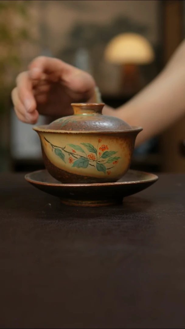 杯景德镇陶瓷柴烧手作瑕疵