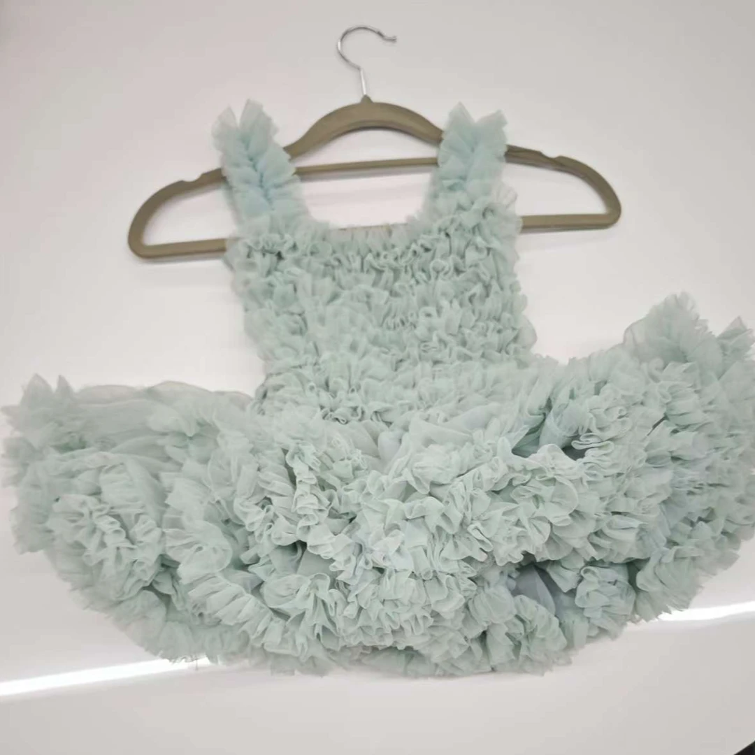 高品质童装断码清仓蓬蓬裙夏季公主风春季女连衣裙蕾丝套装礼服