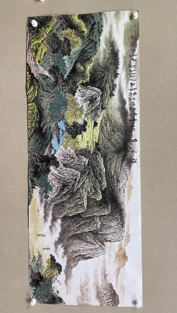 国画180*68 殷新建殷新建殷新建殷新建殷新建